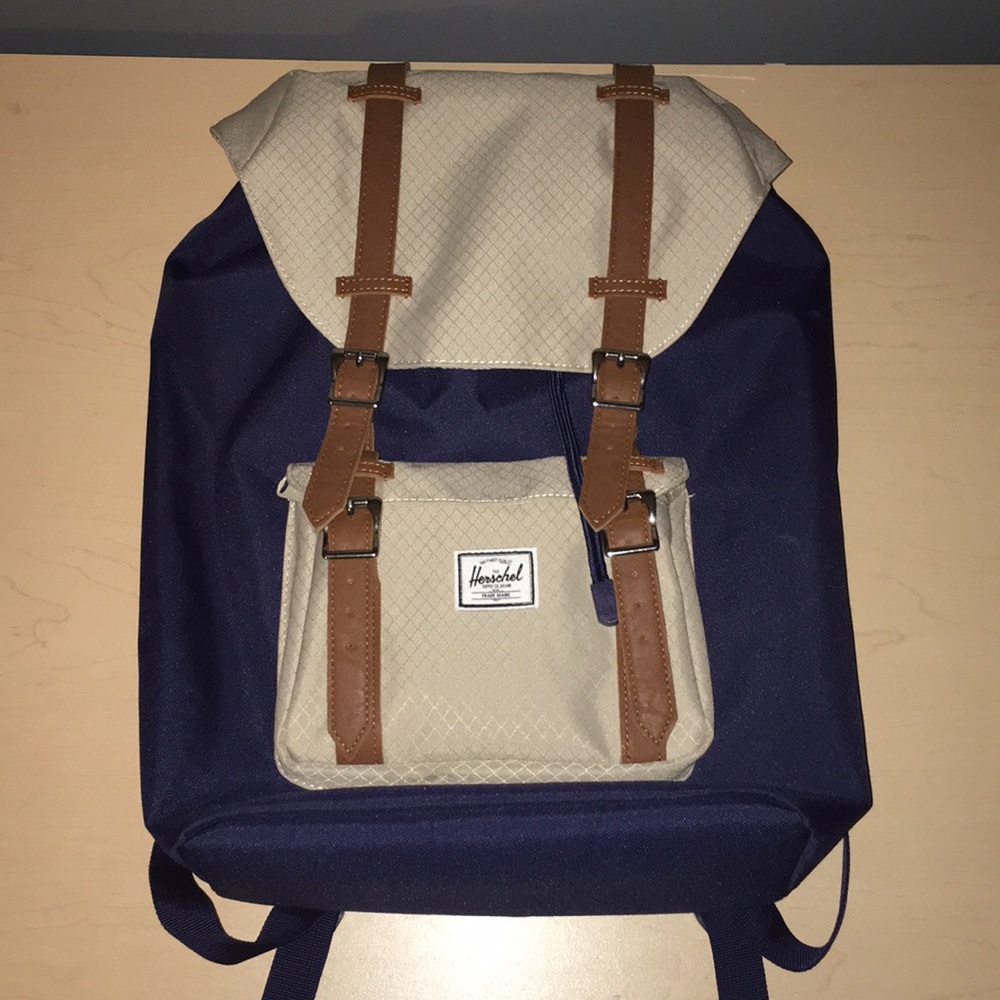 little America Herschel backpack blue/tan